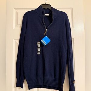 Men's Navy Half-Zip Sweater Columbia